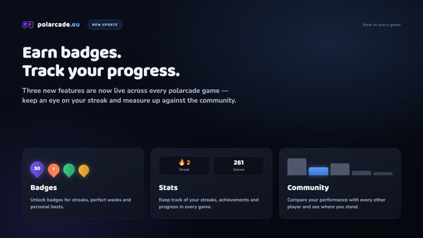 Badges, Detailed Stats, and Community Averages Are Here!